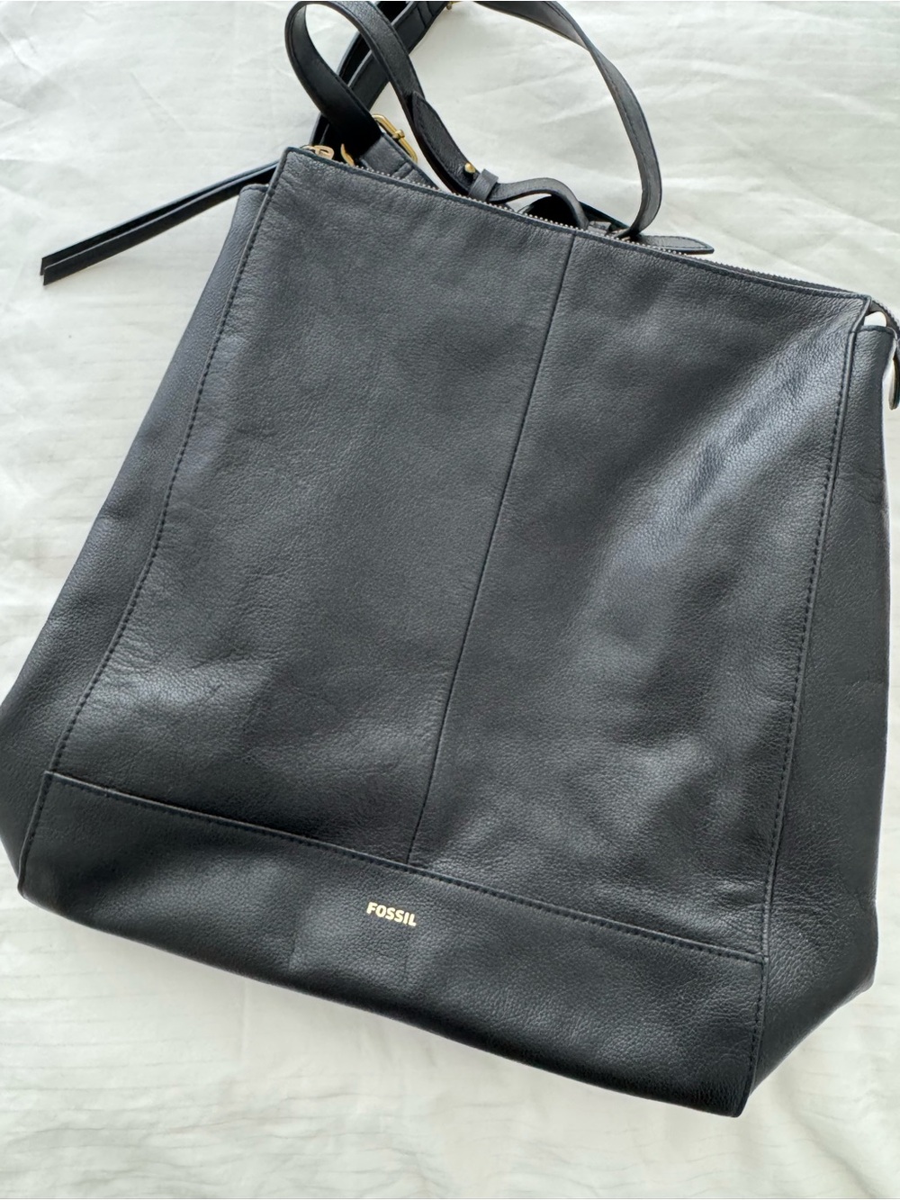 Fossil Black Leather bag